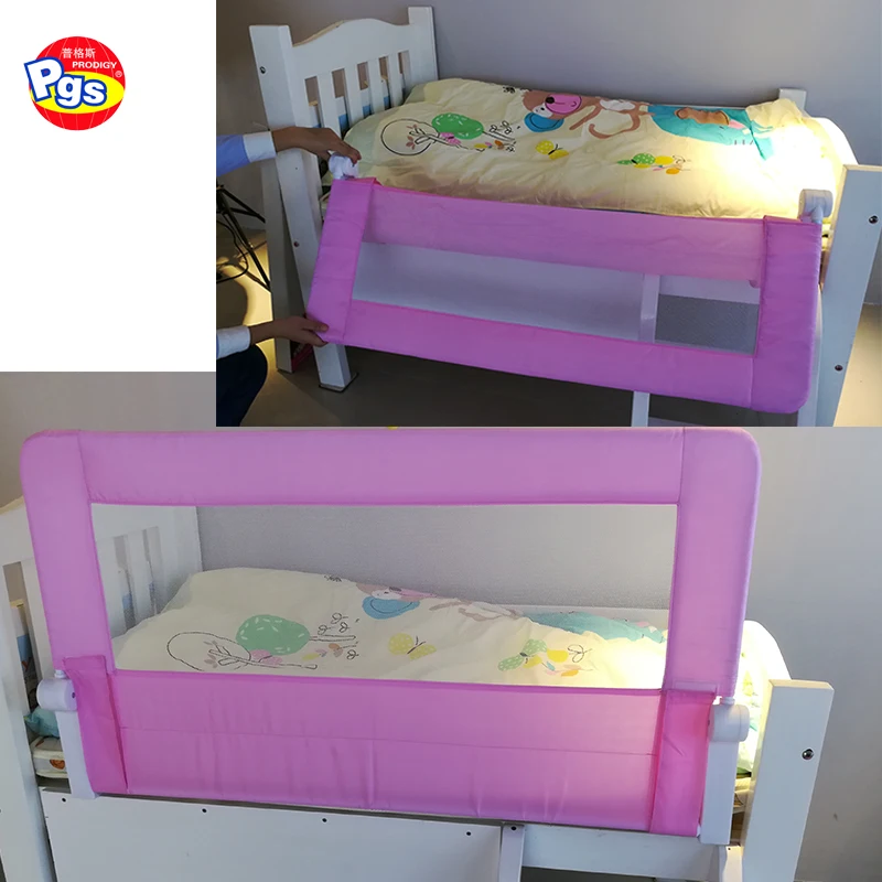 
Trade assurance baby child security folding Baby crib Bed Rail 