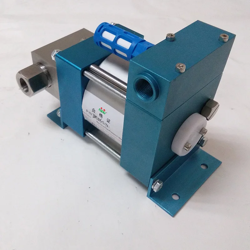 high quality JULY Model M64 500 bar high pressure air driven liquid pump ,mini high pressure air driven liquid pump