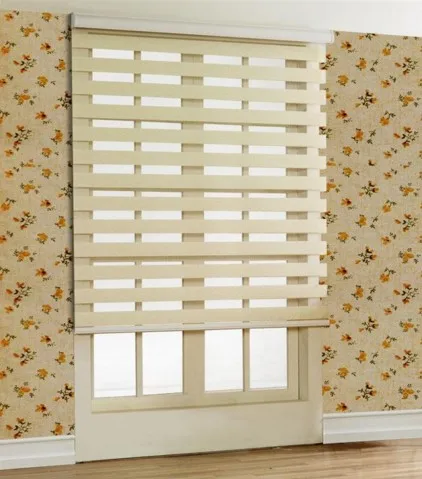 
2018 new design factory hot sale best price home center horizontal zebra shangri-la blinds curtains for the living room luxury 