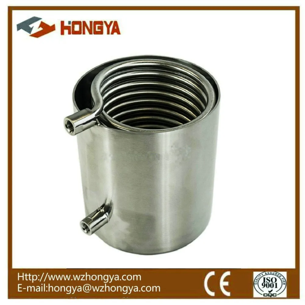 SS304 Stainless Steel Injection Condensing Coil with NPT port For Extractor and Closed Loop System