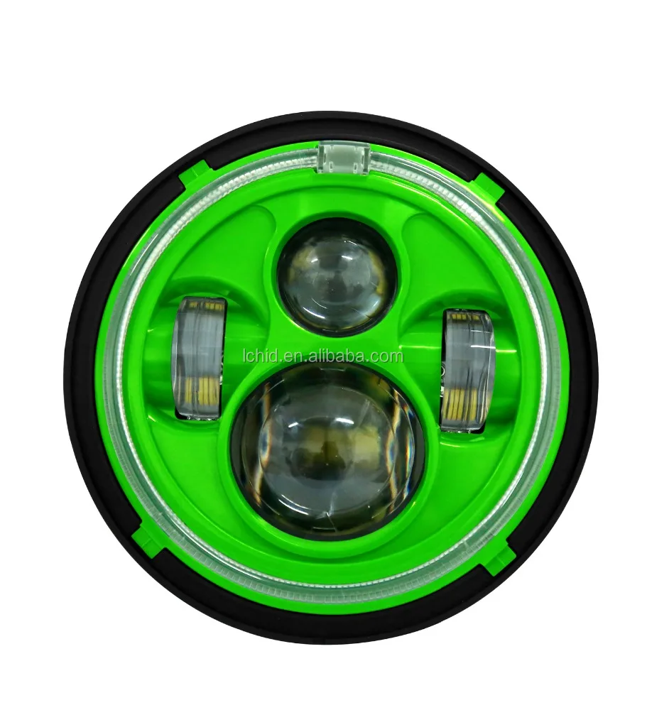 HOT SALE 7 inch LED motorcycle headlight assembly dragon version 60W headlamp