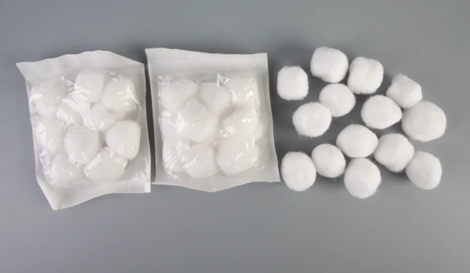 
Medical hydrophilic cotton ball sterile or non-sterile 