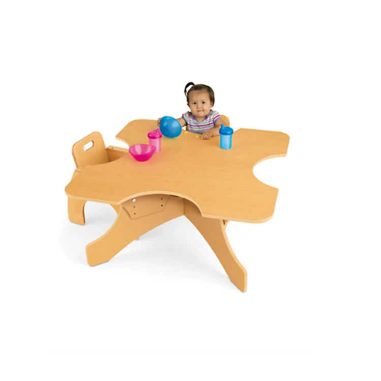 Лучшее качество, деревянный детский стол и стул Монтессори с пользовательским логотипом