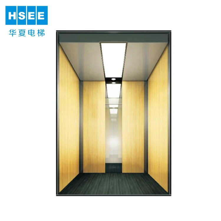 
Hsee Marble Floor Gearless Machine Roomless Passenger Electrical Lift And Electric Elevator 