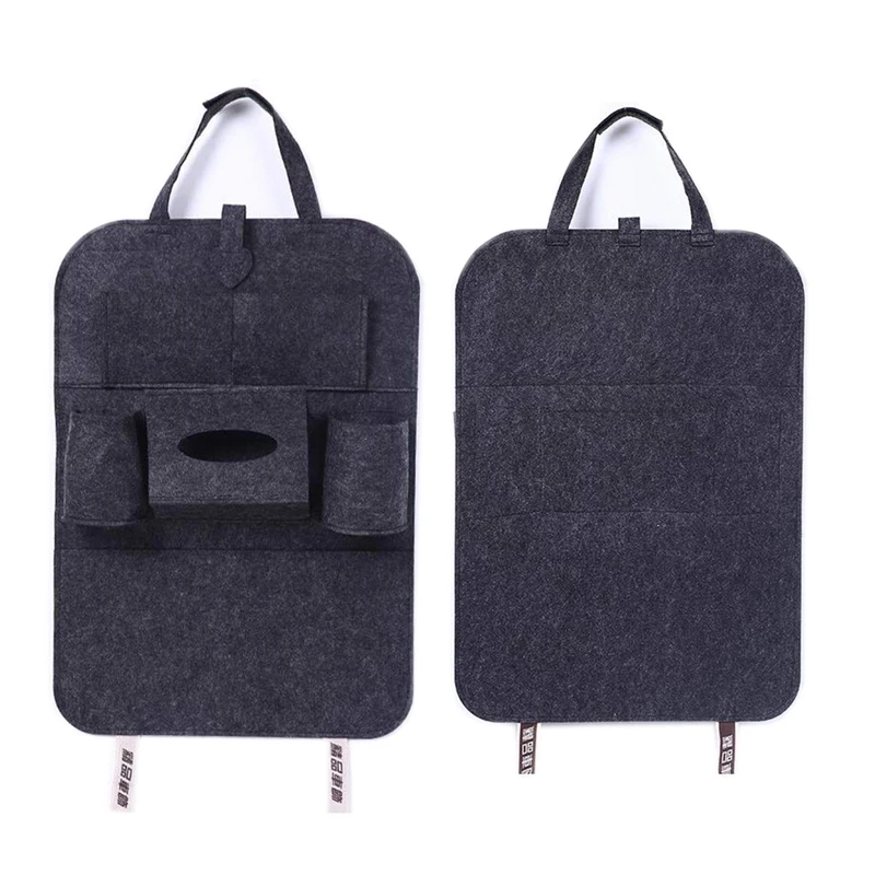 
Custom Wholesale Felt Storage Car Seat Backseat Bag Organizer 