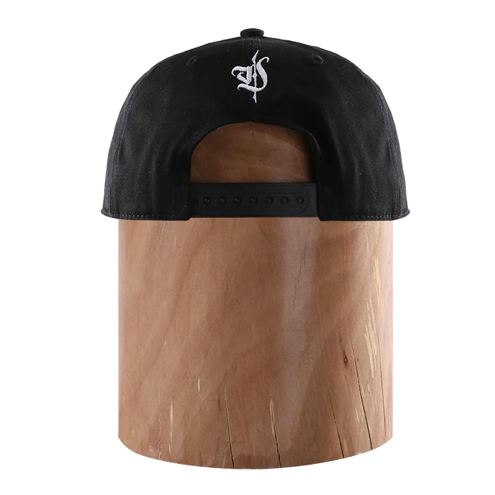 nylon strap flat brim mens embroidered 80% acrylic 20% wool snapback hats 6 panel