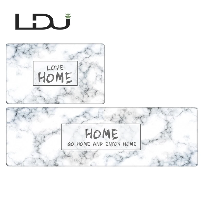 
China Non Slip Rectangle Customized Comfort Modern Decorative Cutting Anti Fatigue Drying Foot Chef PVC Kitchen Table Floor Mat 