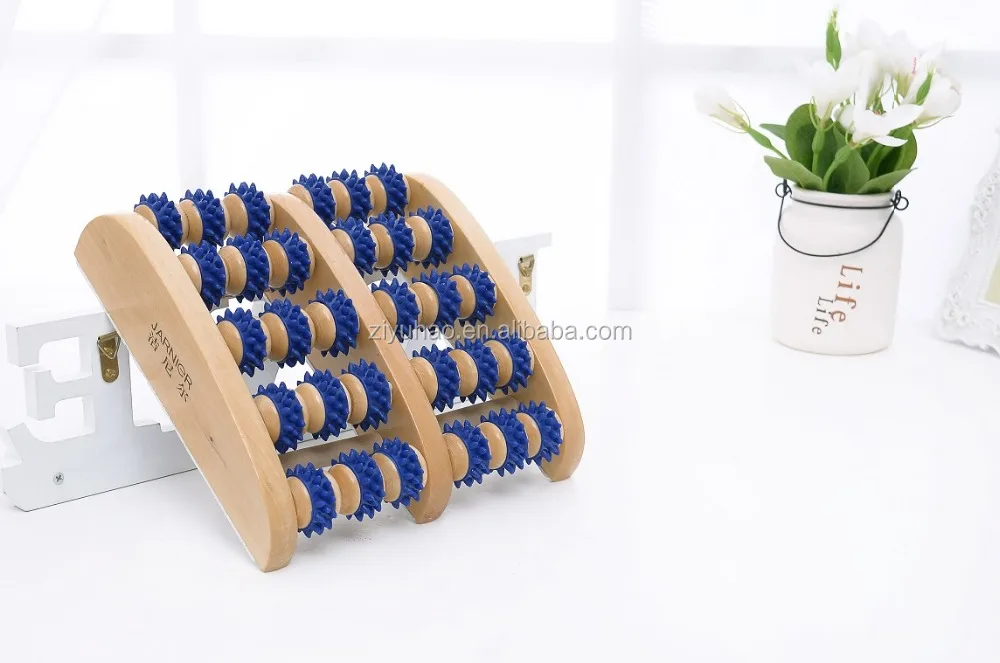 Wholesale Hot Selling Wooden Foot Massager Wooden Roller Stress Relief Body Massager