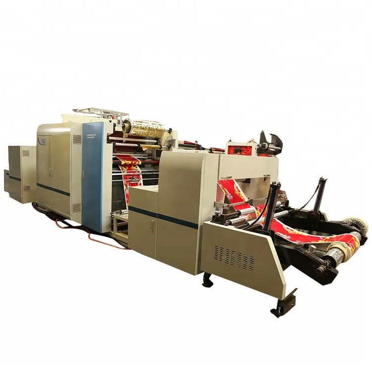 SCMAutomatic hot foil stamping machine,roll to roll foil stamping machine