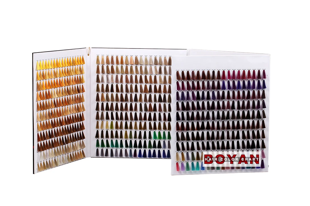 Boyan Professional Silky Hair Color Mixing Chart With 1000 Hair Colors