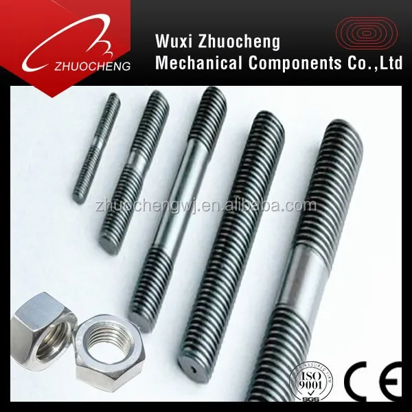 Zinc Plated Carbon Steel DIN975 Threaded Bar Threaded Rod