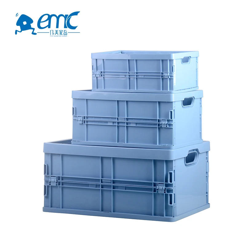 Large heavy duty plastic pallet storage bin box