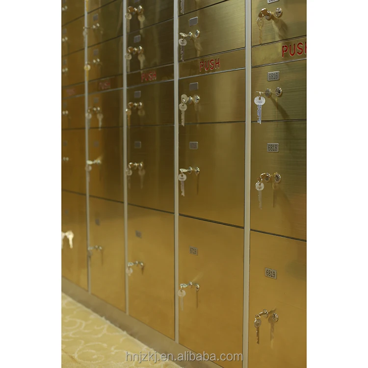 Direct manufacturer of 10mm steel sheet bank vault room safe deposit box safe deposit locker