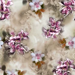 2019 spring 100% polyester 75d super soft escada digital printed fabric