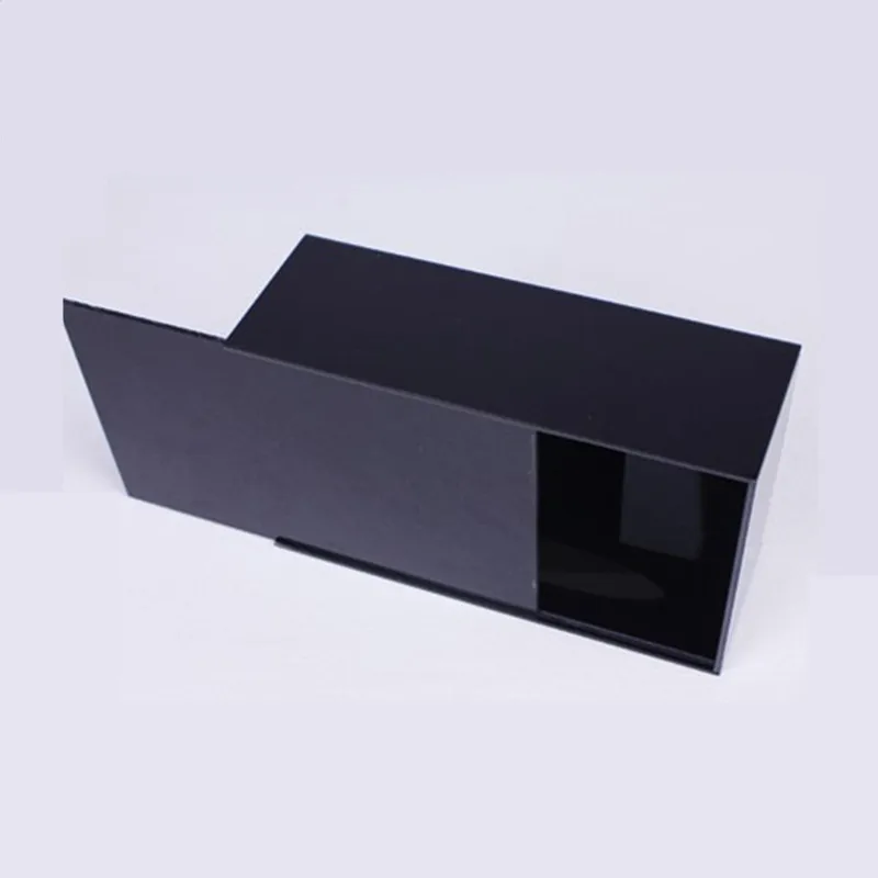 1set Christmas Gift Black Top Grade Acrylic Tissue Box Home Decor Rectangle napkin holder car tissue box cover servilletero caja