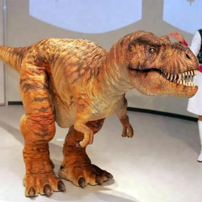Wholesaling New Material Hidden Legs Lifelike Adult Dinosaur Costume