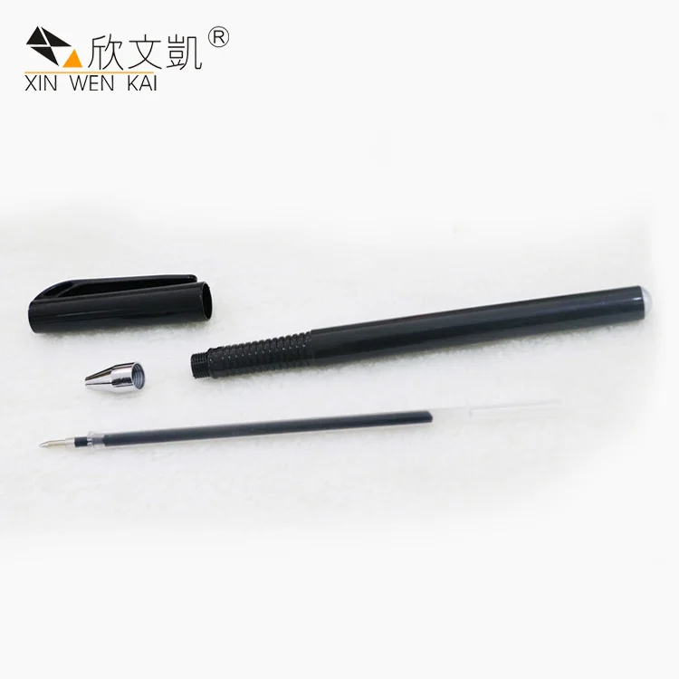 
Free Sample Chinese Manufacturer Supply Flat Type Black Color Ballpoint Pen 