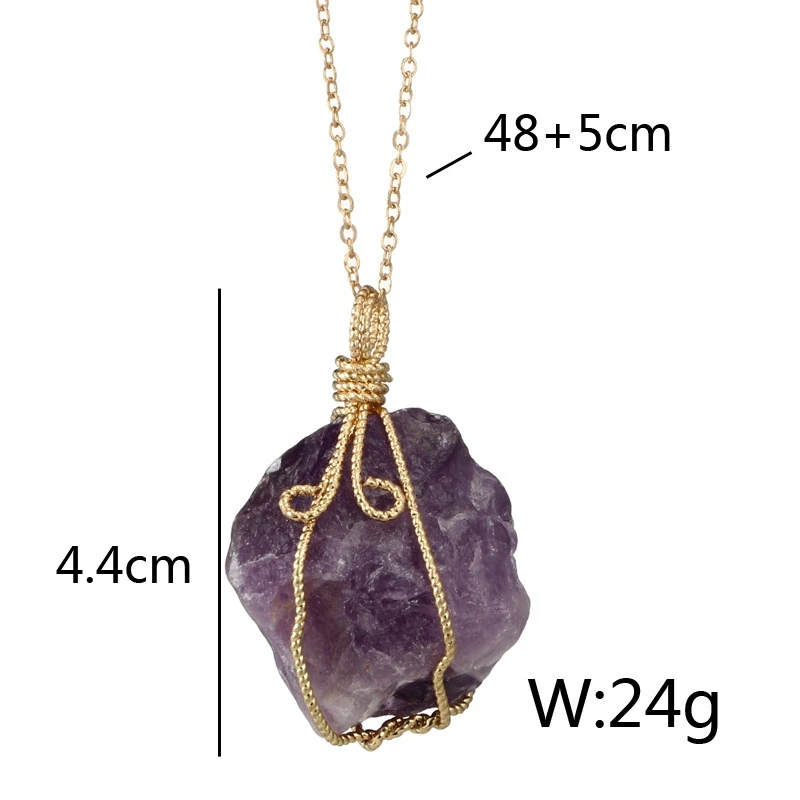 
New Fashion Natural Lava Stone Necklace Link Cable Chain Rock Gold Plated Rose Quartz Necklace 