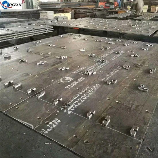 
crane railway construction equipments steel base plate 