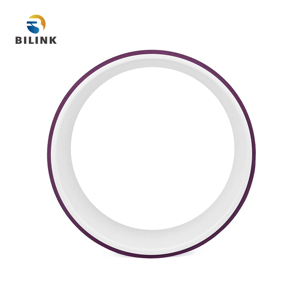 Bilink Surpassing competitive products in both quality and thickness 32x13cm TPE and ABS yoga wheel fitness