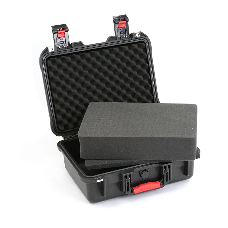 waterproof hard plastic electronic instrument tool case