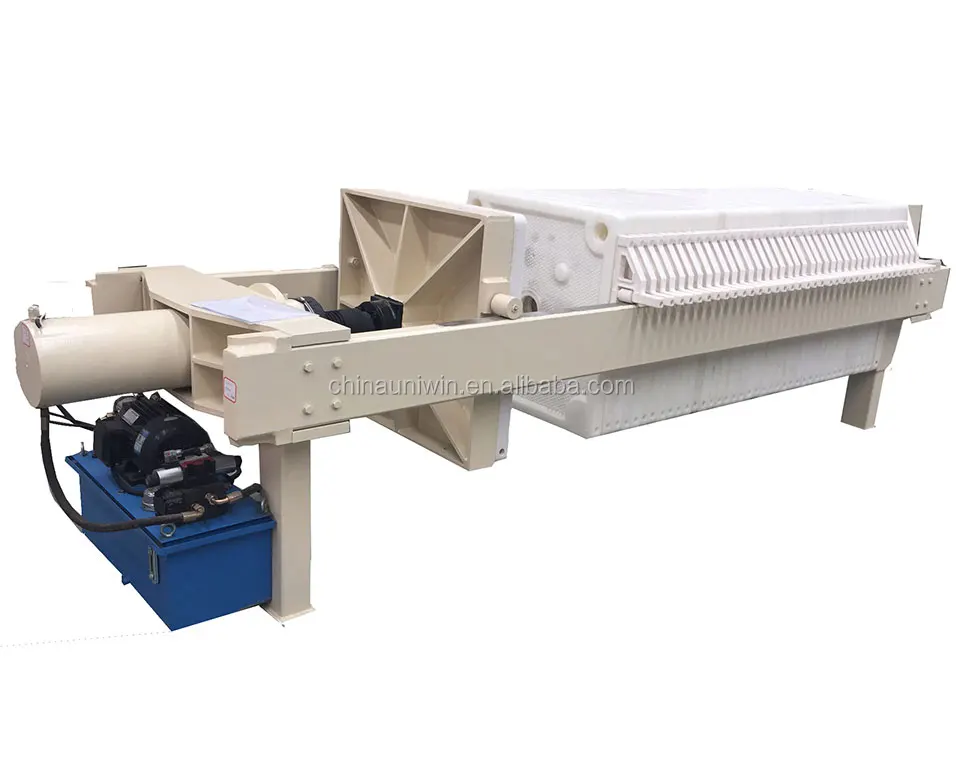 China famous wastewater dewatering hydraulic chamber filter press