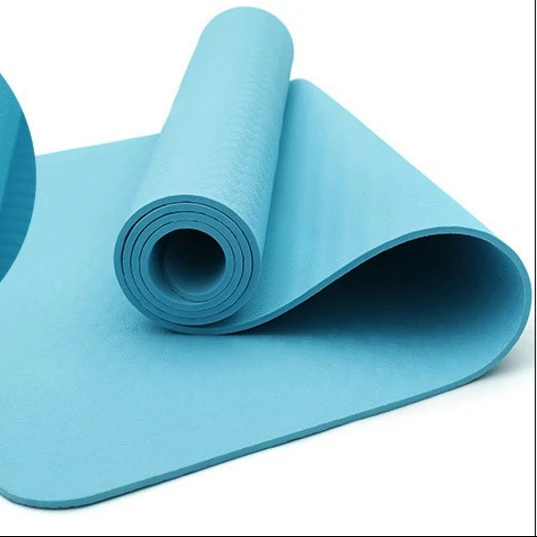 TPE yoga mat wholesale 8mm thick TPE yoga mat and non slip yoga mat