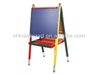 деревянный мольберт- двойное лицо мольберт детей с мелом доску