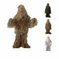 3 Colors Camouflage Hunting Ghillie Suit Secretive Huntiing Clothes Sniper Suit Camouflage Clothing Mesh Army Airsoft