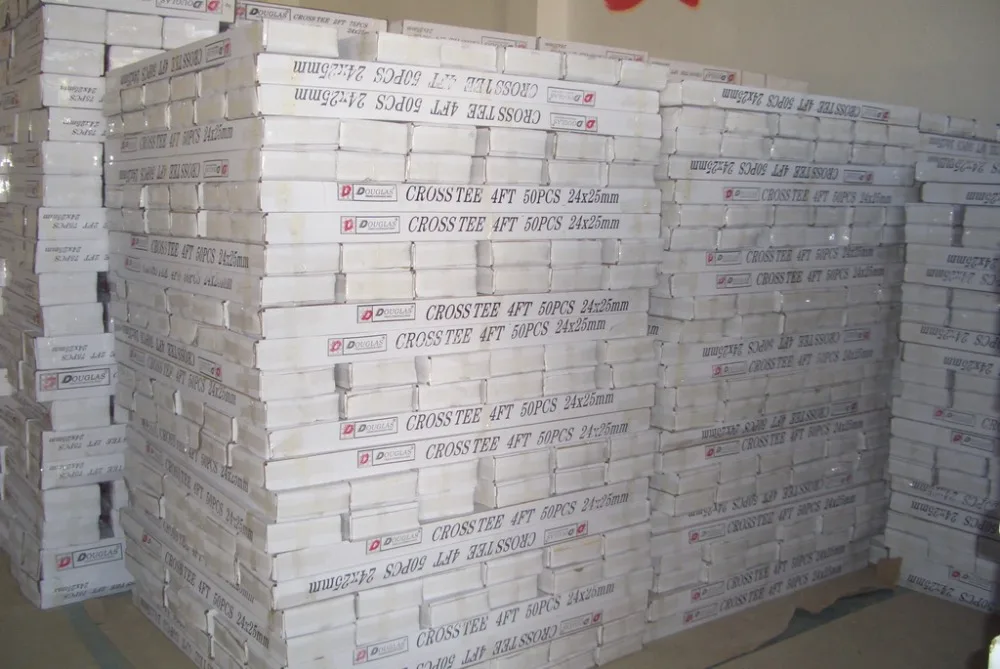 Ceiling Board Accessory Galvanized Steel Ceiling T-Grid System