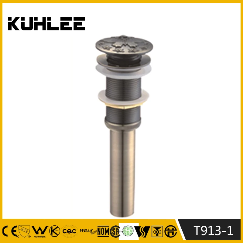 
Brass wash basin pipe floor drain KL-T912 KL-T912A KL-T913-1 KL-T913-2 
