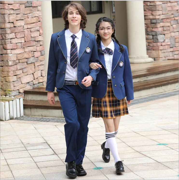 High-end International Primary/Secondary Students Outfit School Uniform