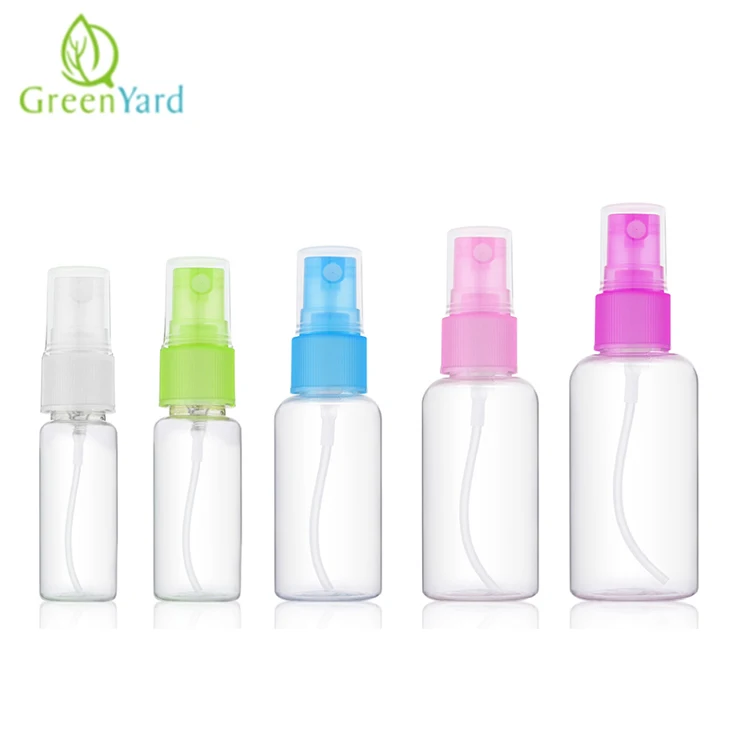 Mini Plastic Transparent Small Empty Spray Bottle For Make Up And Skin Care Refillable Random Color Travel use