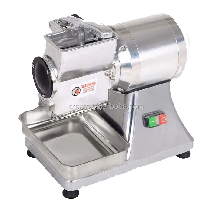 Commercial electric cheese grater machine, cheese grinder machine, cheese slicer maker