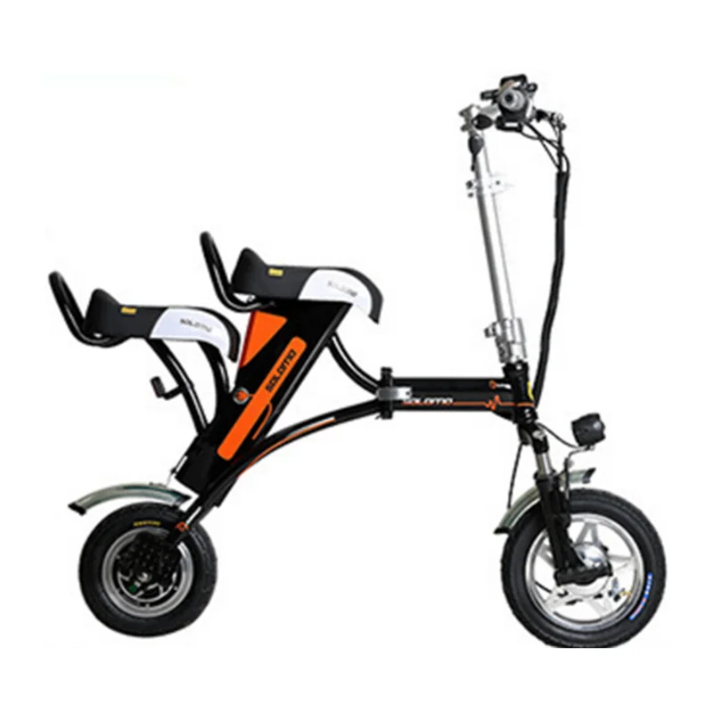12 Inch Foldable Electric Bike Smart Two Seat