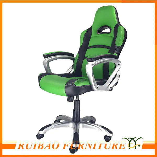 Модная Вращающийся с Высокой Спинкой, Роскошные Кожаные Гонки Стул Прочный Исполнительного Аппарата Председателя