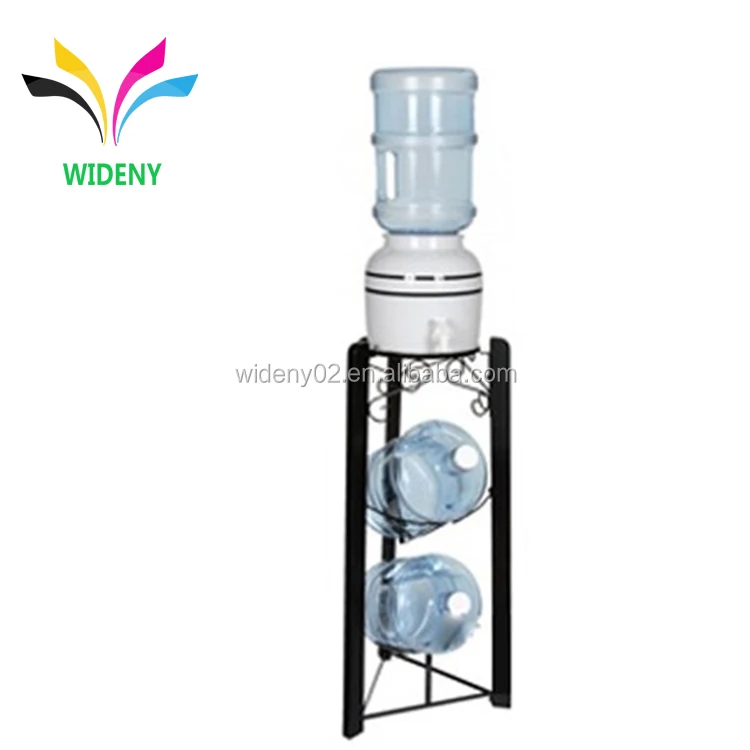 3 tire Factory wholesale floor stand metal 5 gallon water bottle stand
