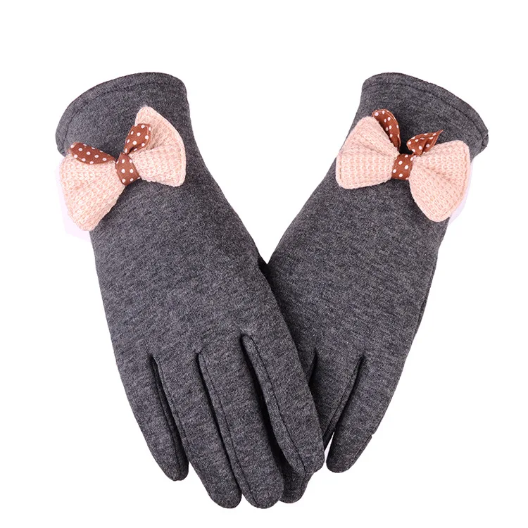 Женские Элегантные Перчатки 2018, модные зимние теплые перчатки с пальцами для сенсорного экрана телефона, кашемировые Женские варежки