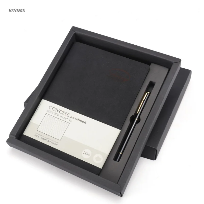A5 B5 High Quality Customise Pen and Diary Set Leather Note Book China