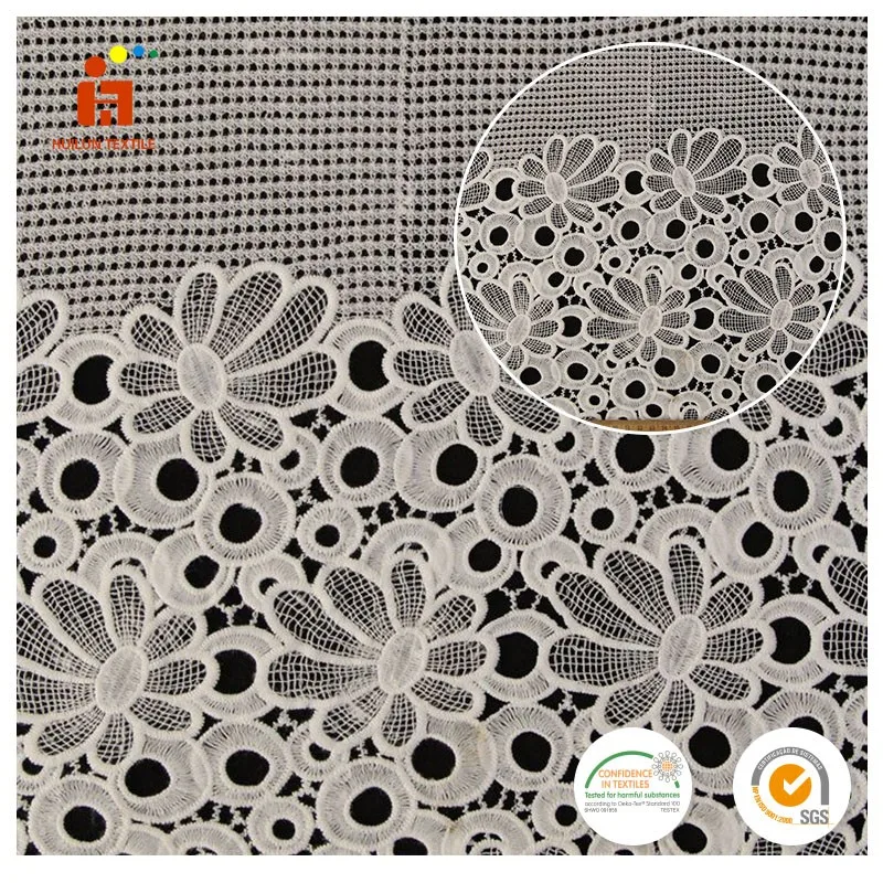 Wholesale embroidery designs chemical lace fabric market in dubai chemical lace fabric