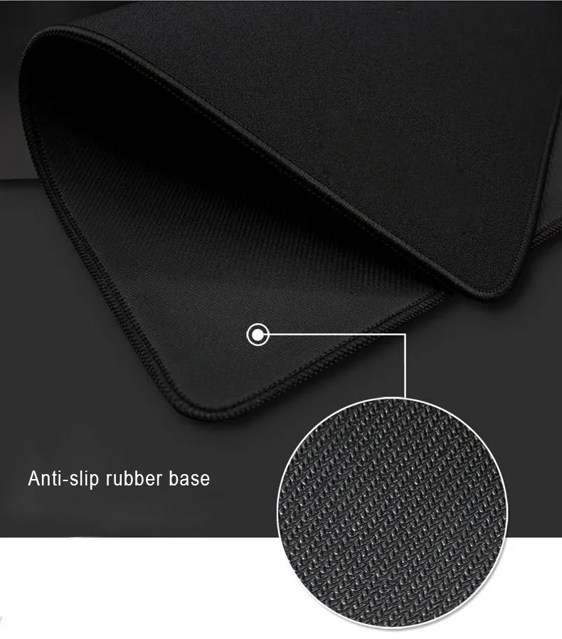 Custom Whole sales with lock edge Mouse Pad, big size mouse pad flat mouse pad