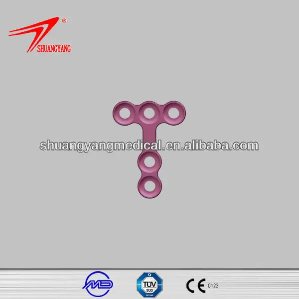 хирургические инструменты- челюстно-лицевой т- образный блокировкой костные пластины