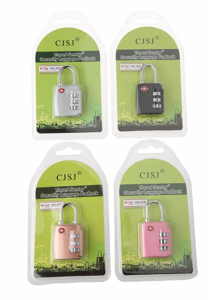 TSA-551  3 digts metal new style tsa briefcase lock