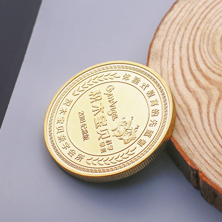custom old metal ancient thailand dragon gold coins