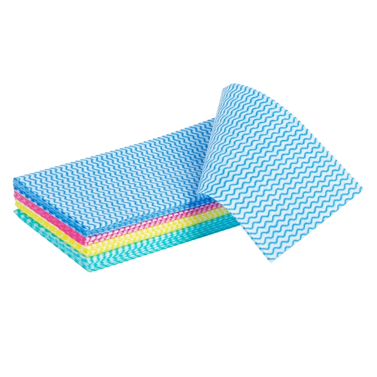 
Needle-punched nonwoven cleaning cloth viscose polyester magic cloth / household super cleaning wipes 