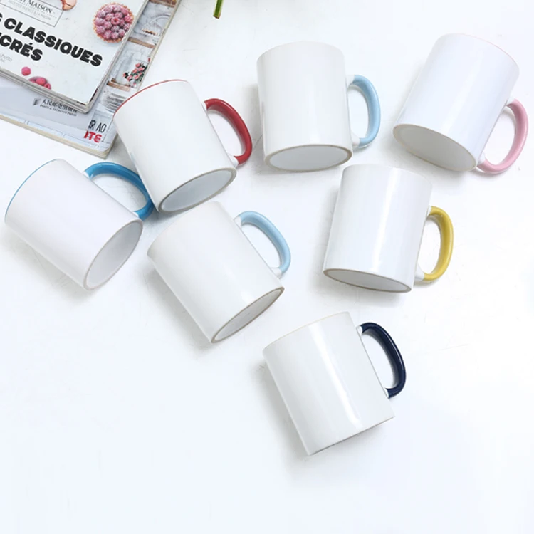 Wholesale promotion Grade AB two tone sublimation mug for printing
