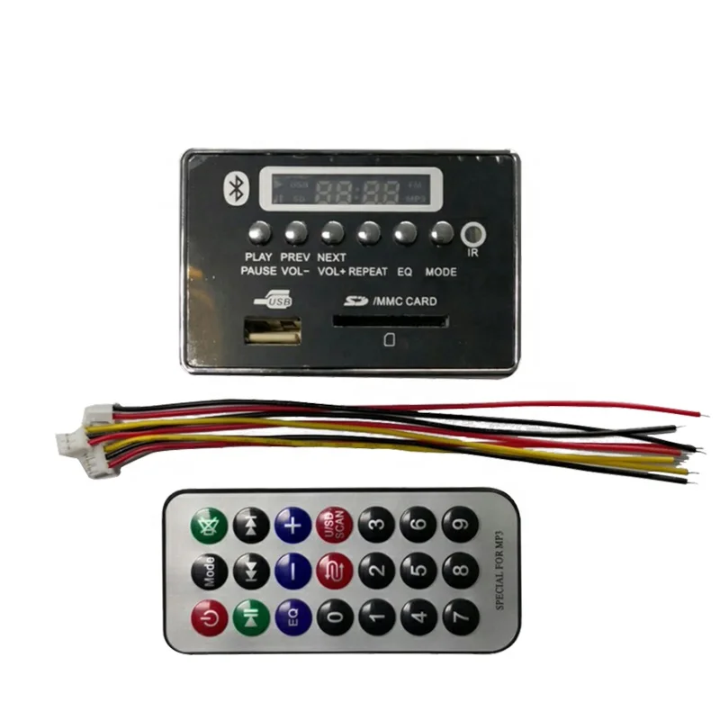 JQ high quality fm radio usb sd card speaker player circuit board mp3 12v