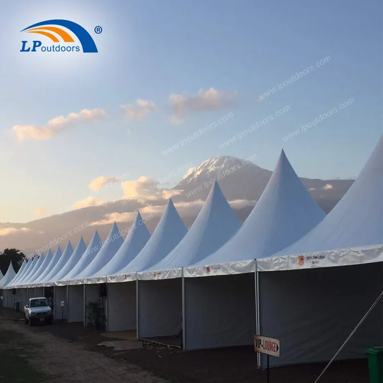 aluminum frame structure PVC waterproof cover pagoda canopy tent temporary building for outdoor party events for sale in UK