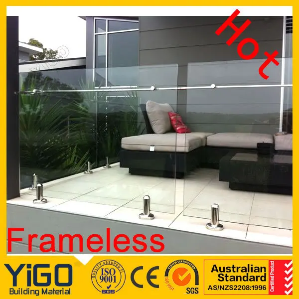 Дешевые настил перила / палубе перила оргстекло