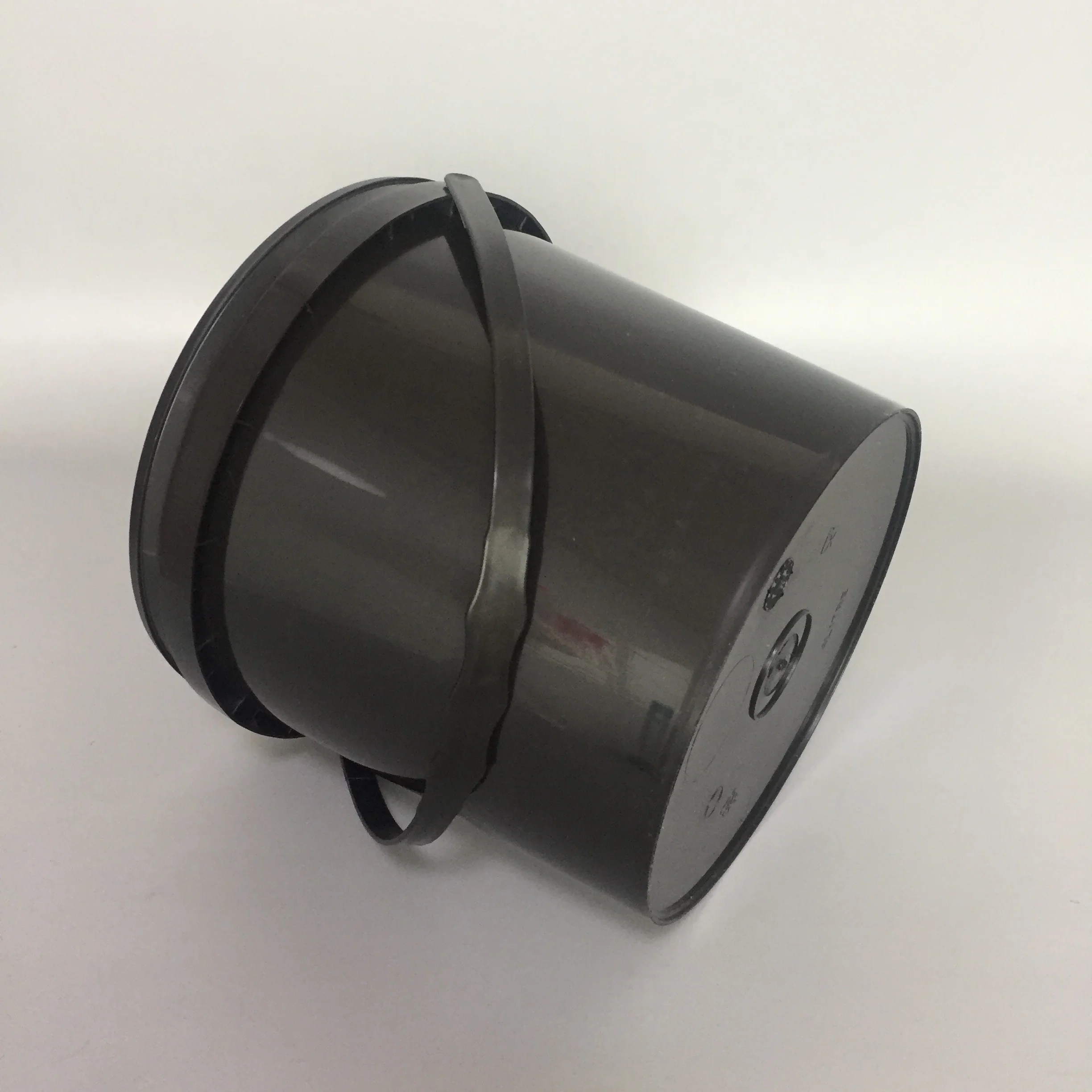 Пластиковое ведро 1 галлон пищевые контейнеры с черной крышкой